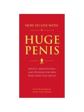How to Live With a Huge Penis Paperback Book Gag Gift for Men NWOT